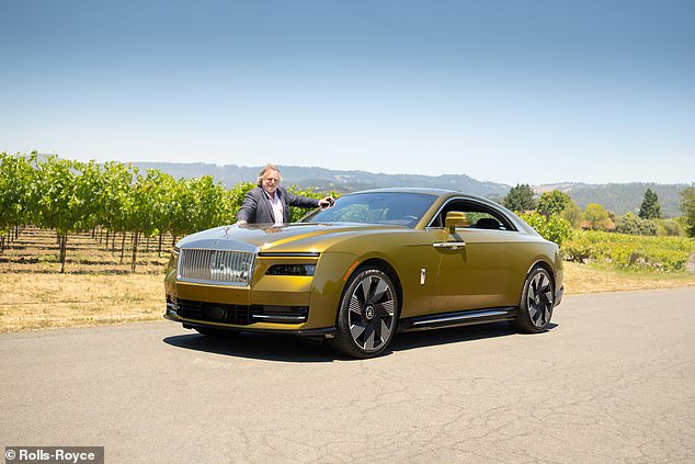 Ray Massey flew half way round the world to California to become one of the first to drive the £330,000 green limo