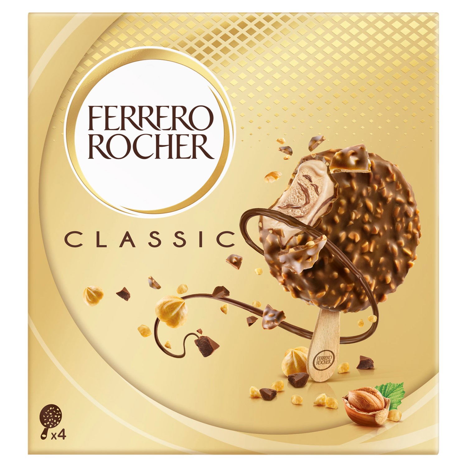 Ferrero Rocher ice cream is £3.75 with your Tesco Clubcard