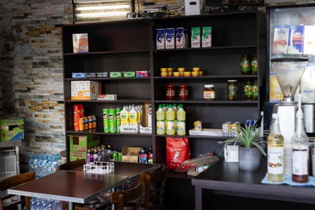 Some groceries on sale at Lulu and Ahmed Khalil’s bakery in Lalor, north Melbourne.