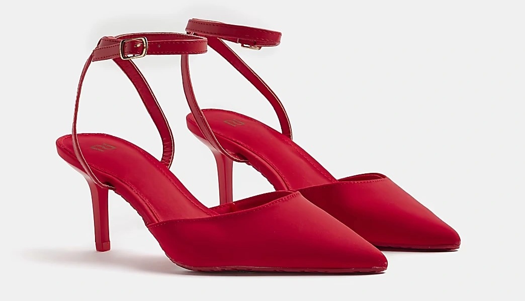 Save £20 on these red court shoes at River Island