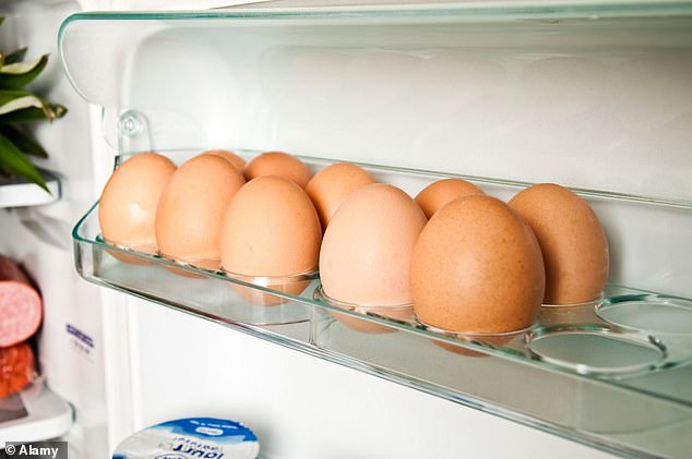 Egg racks are susceptible to changes in temperature due to the fridge door opening and closing