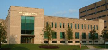 the exterior of the Cyclotron Institute building