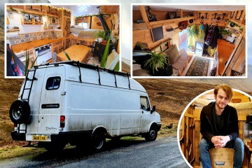 I converted an £800 van so I could travel the world - and I've saved thousands