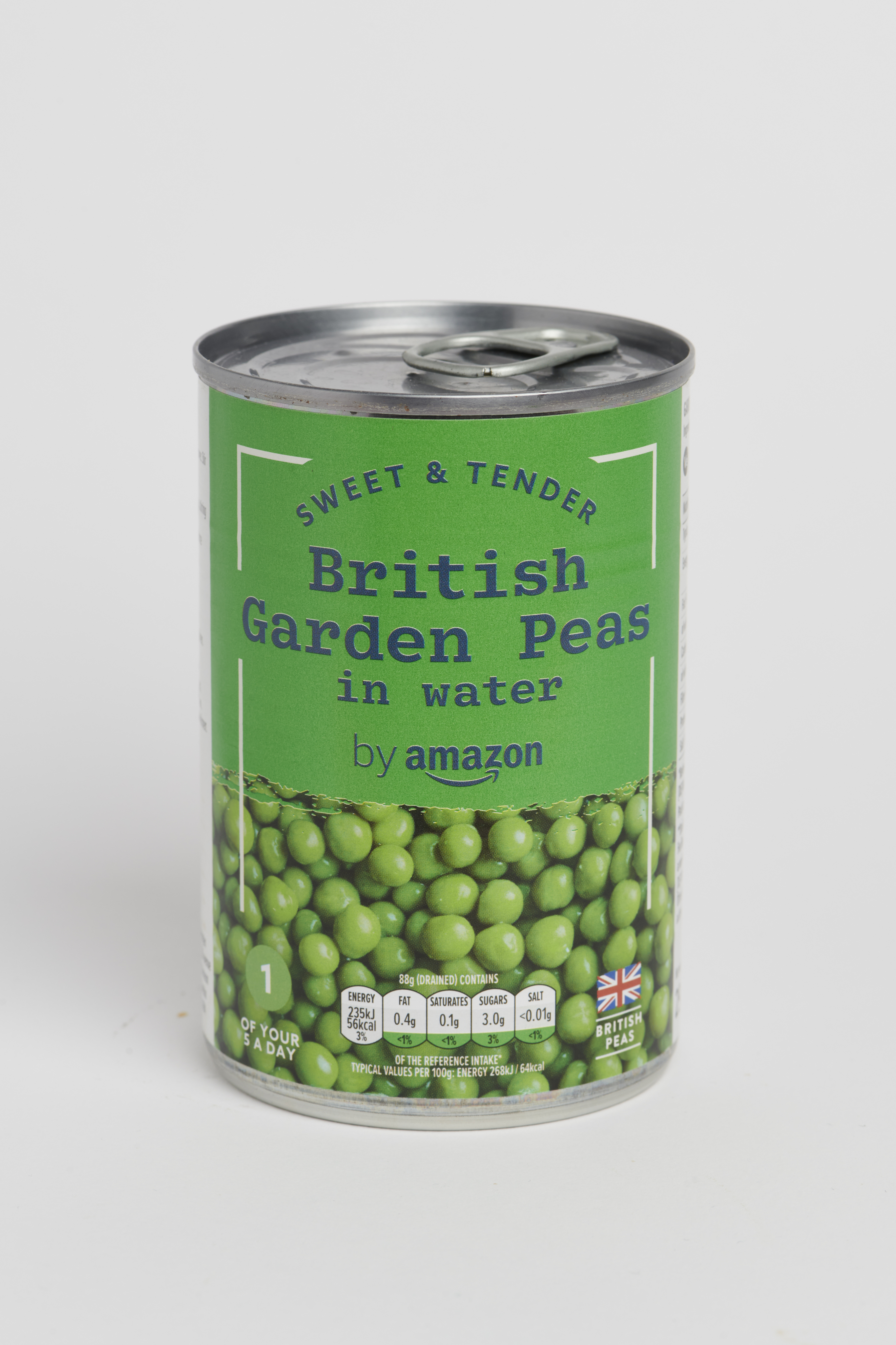 The peas from a can were also very nice
