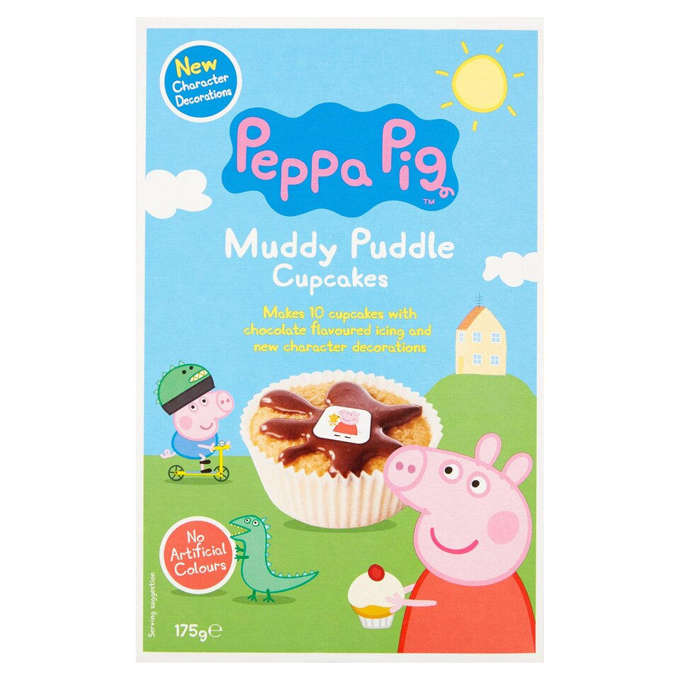Peppa Pig Muddy Puddle cupcake mix is £1.50 for Tesco Clubcard holders