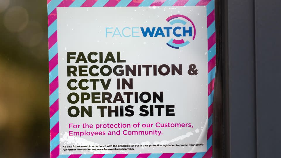 Facewatch uses a digital camera to compare images of anyone entering the store against a database of images of individuals that could be a threat to the store, its staff or customers.  - Stephen Bell/Alamy Stock Photo