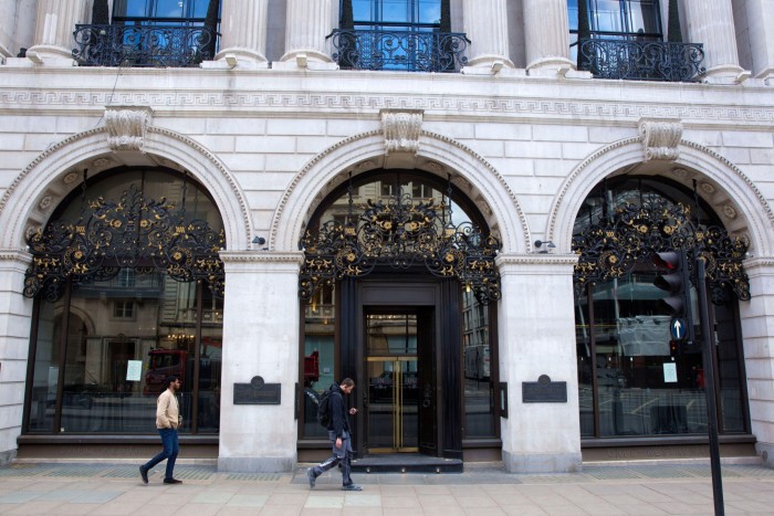 The Wolseley restaurant frontage