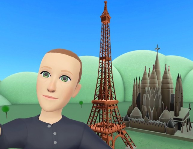 Mark Zuckerberg metaverse selfie