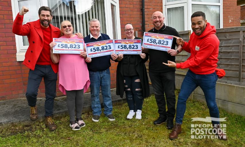 Marilyn Boyle, 71, hubby John, 64, daughter Joanne, 41 and son Francis, 51, recently bagged the top jackpot in the Millionaire Street prize