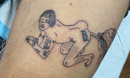 Leighton-Dore’s tattoo of gay Harry Styles: ‘It permeates my daily life.’