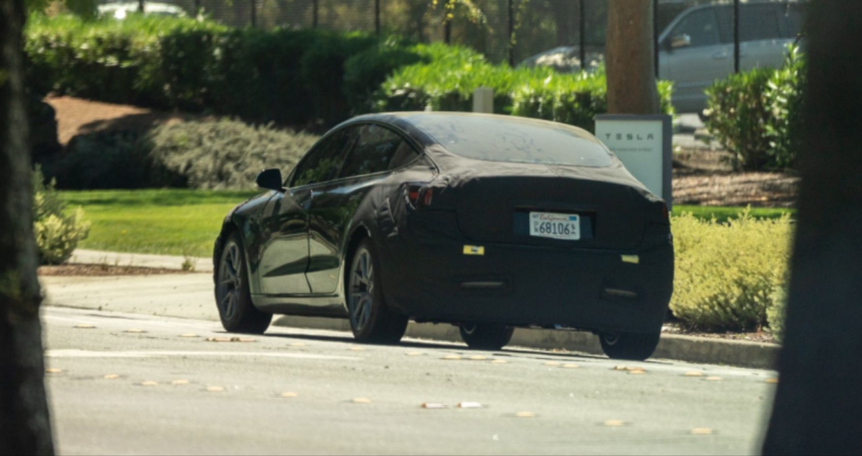 Tesla Model 3 Highlander out on test