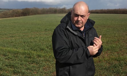 Matt Culley on his farm in Andover, Hampshire