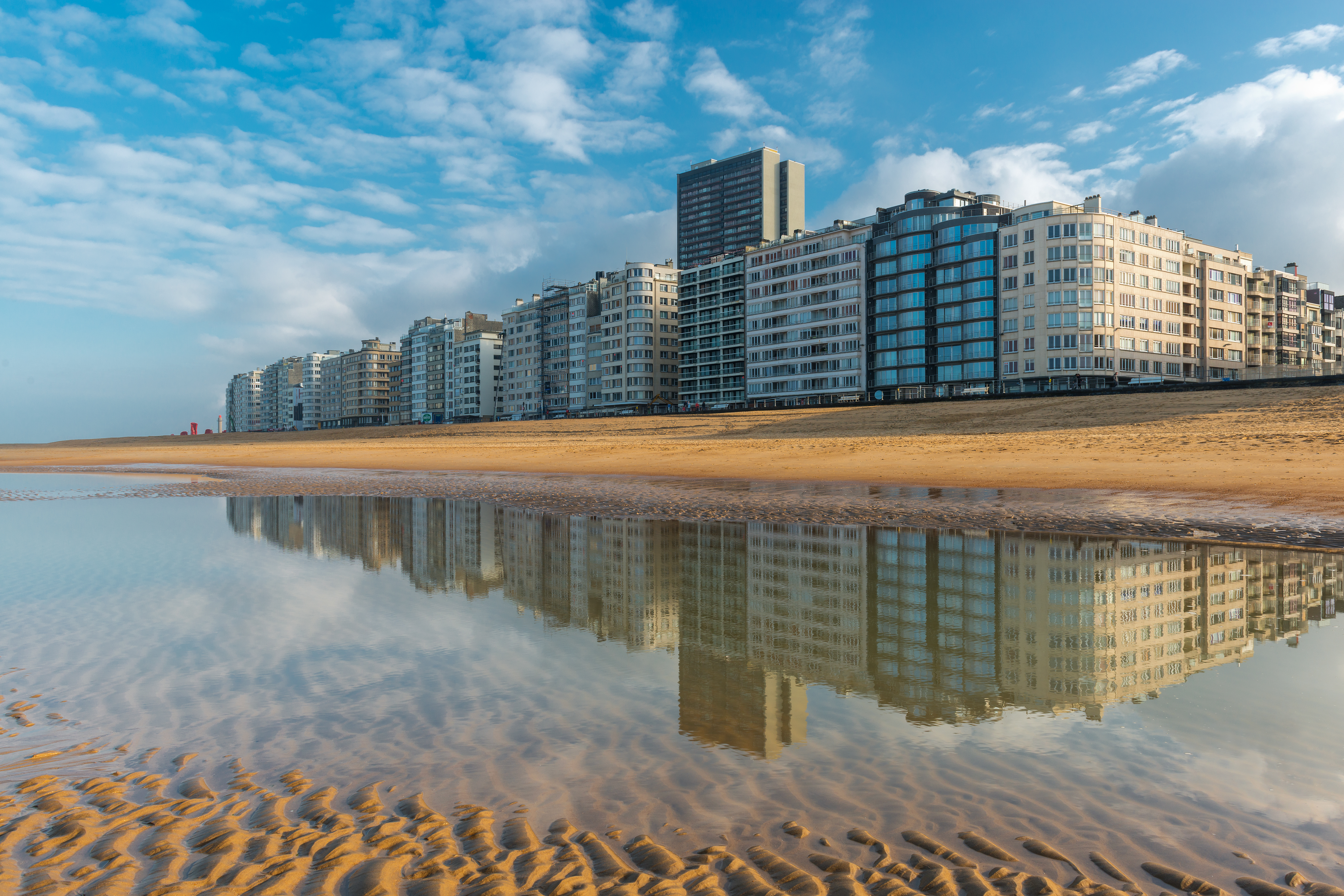 TUI said travellers are looking beyond traditional resorts - pictured Ostend City, Belgium