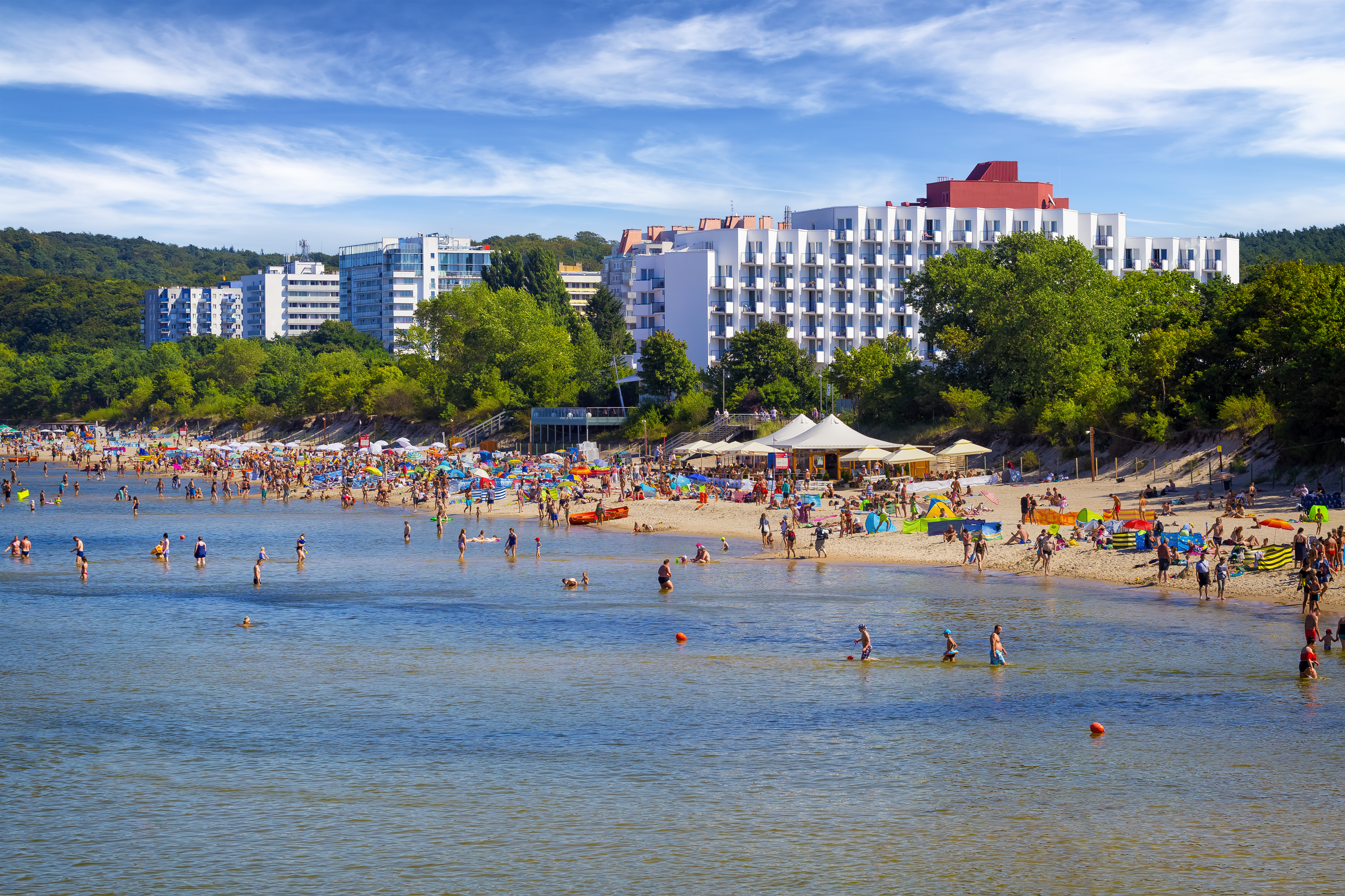 TUI also said the Polish coasts are set to become more popular - pictured Miedzyzdroje