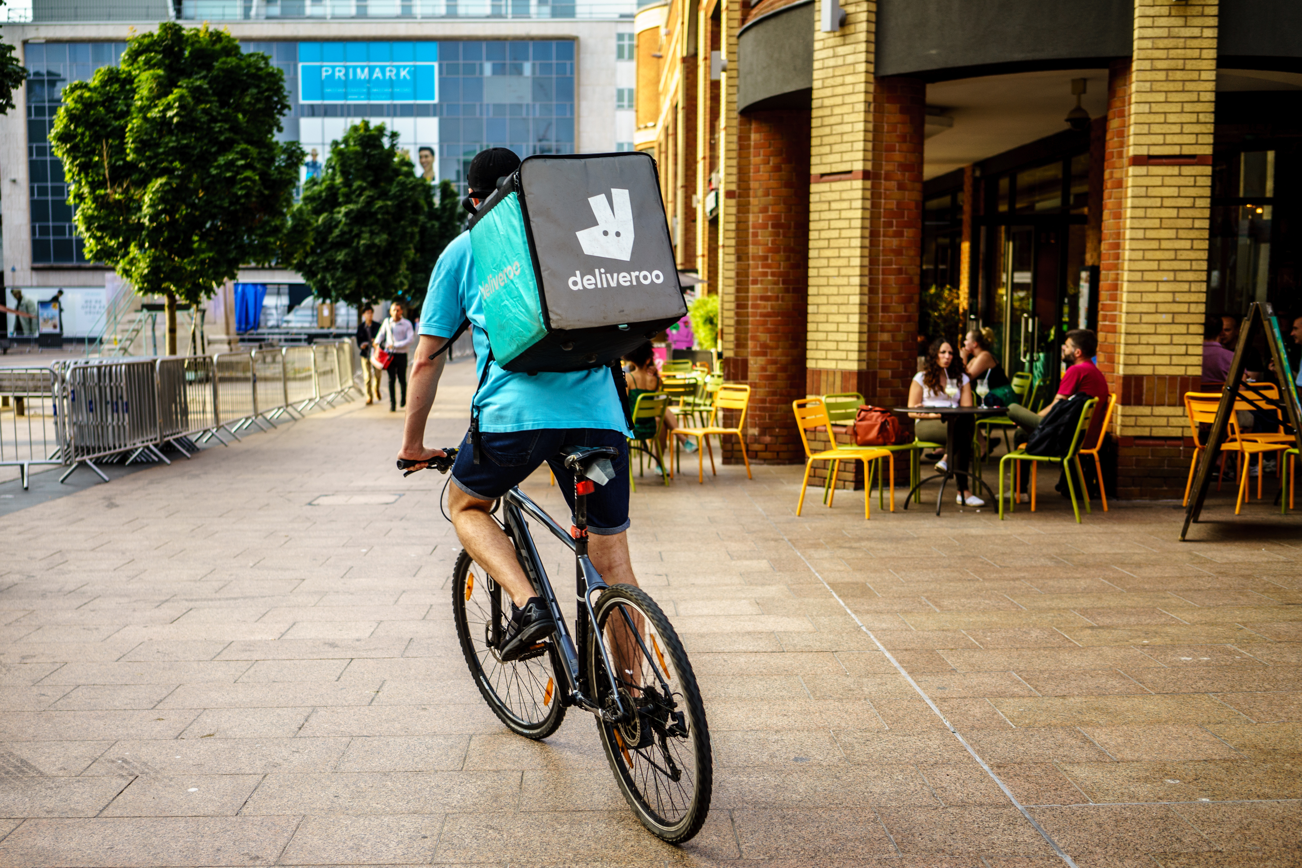 Orders fell 6 per cent at food delivery firm Deliveroo as consumers cut back on non-essential spending