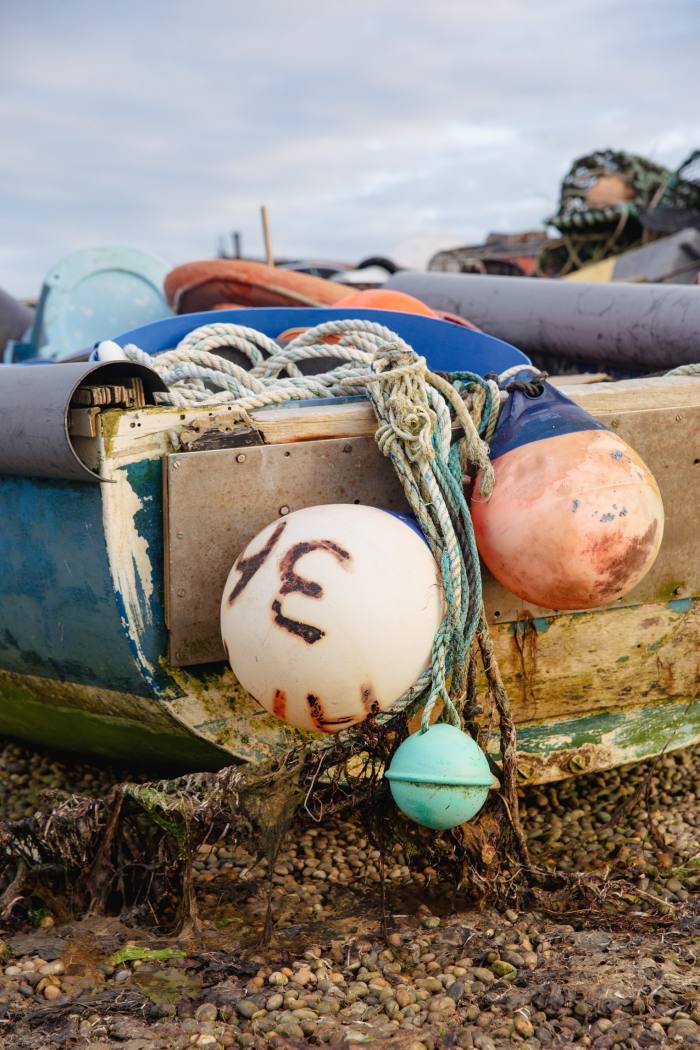 Buoys and other equipment used by local fishermen 