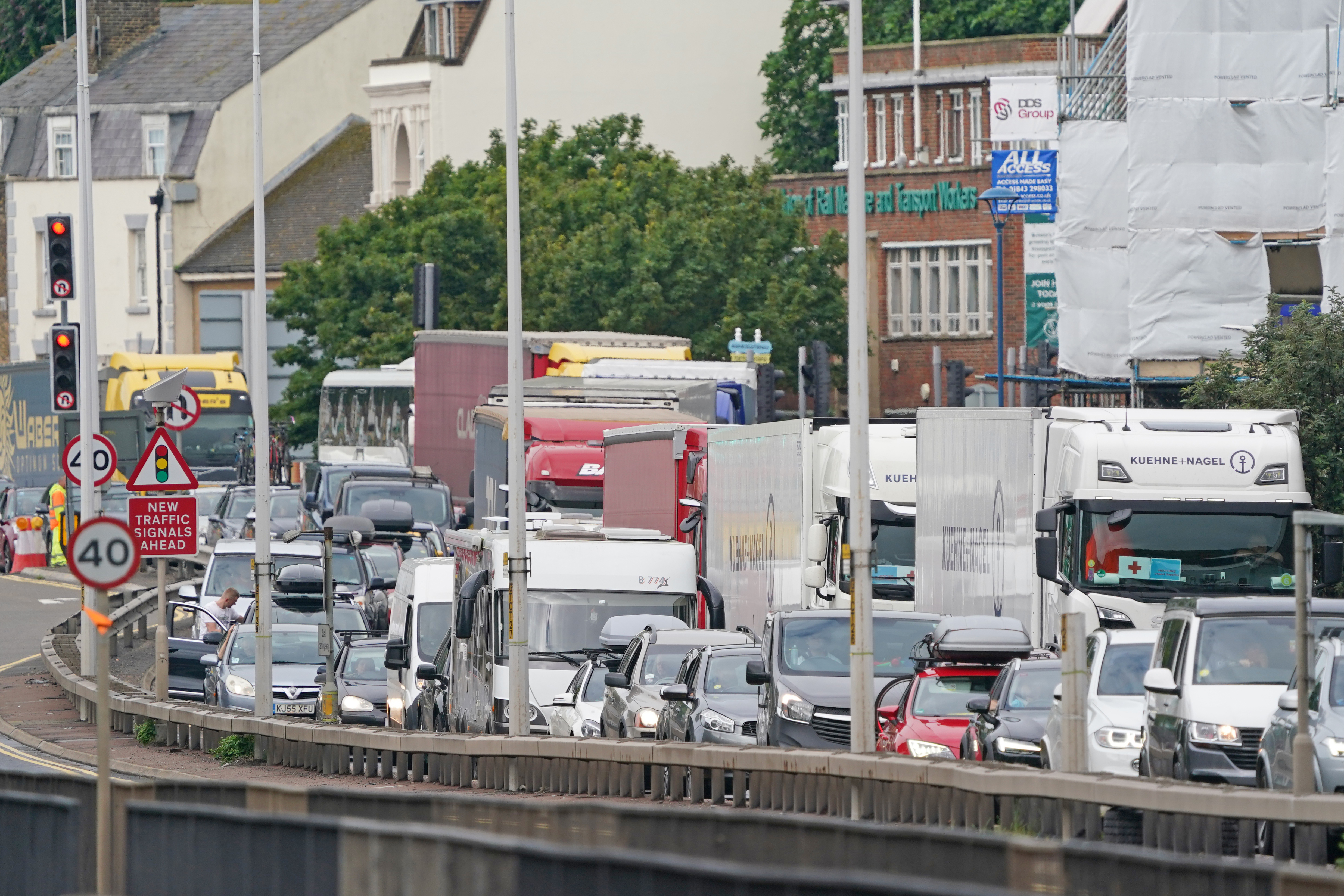 Lengthy queues for the port at Dover can have knock-on town centre effects