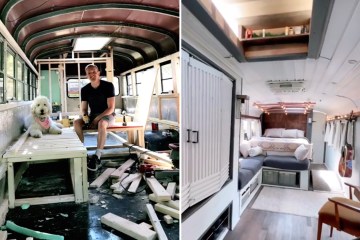 I converted a school bus into my tiny house - trolls say I seem 'homeless'