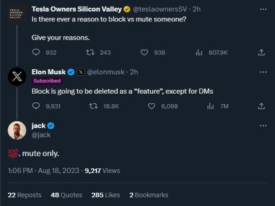 Elon Musk said on Friday that he plans to delete the block featur