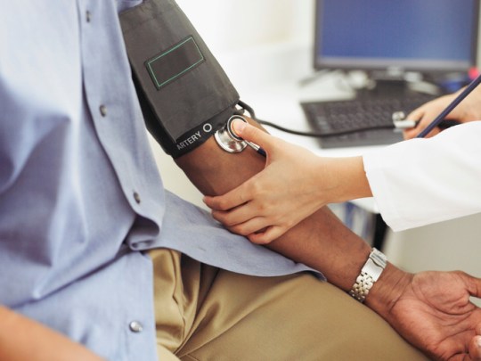 Participants' blood pressure was monitored as part of the trial