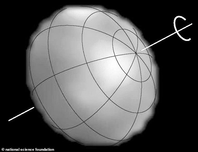 In 2007, scientists captured an image of the rapidly rotating hot star , described as being 'like a twirling ball of pizza dough'