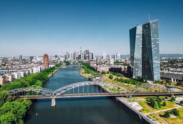 The European Central Bank in Frankfurt