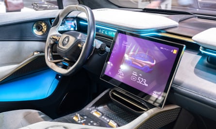 Interior of the Lotus Eletre electric SUV