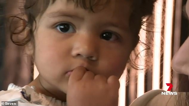 Toddler Girsirat (pictured) is on the mend after being struck down with Strep A, an infection that almost claimed her life