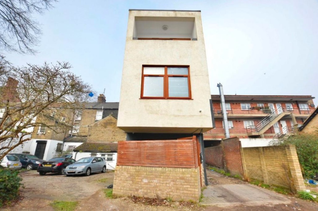 The odd looking home is on the market for £530,000