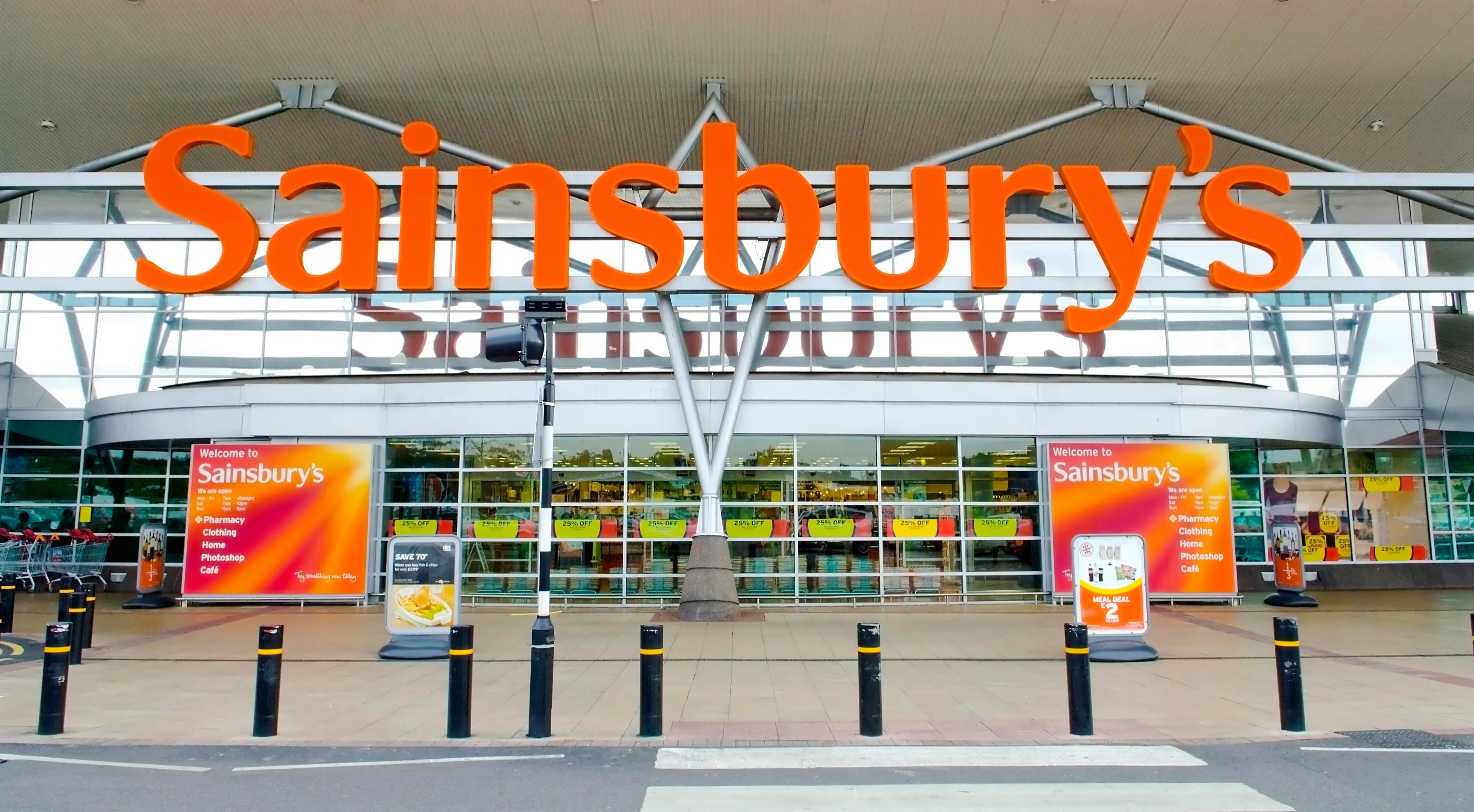 The vast majority of Sainsbury's stores will be open over the bank holiday