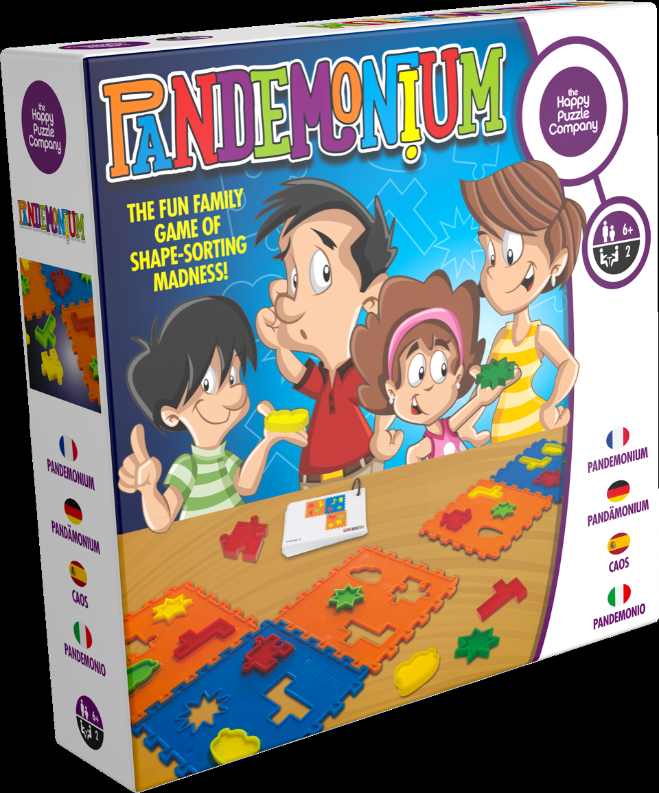 Save £14 on the fun speedy shape-sorting game Pandemonium