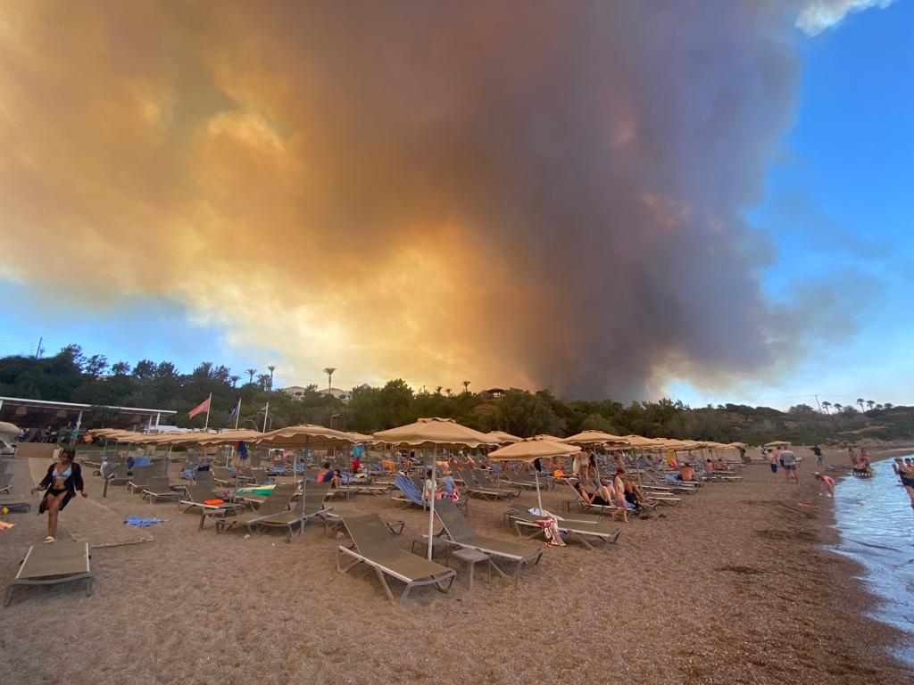 Rhodes wildfires this summer will cost travel agent TUI around £21million — but haven’t deterred holidaymakers