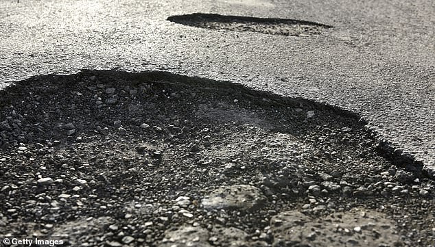 Wet weather in July caused the number of pothole-related breakdowns to jump to a five-year high