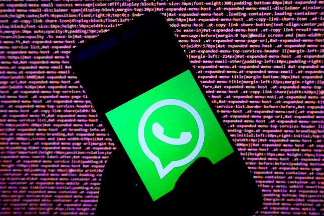 WhatsApp displayed on an android smartphone