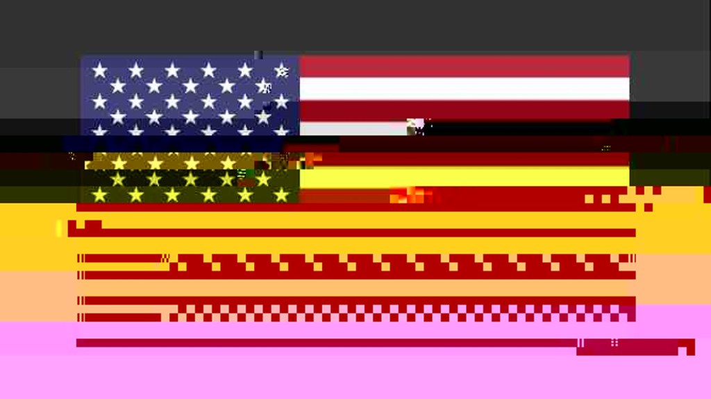 united states flag glitch