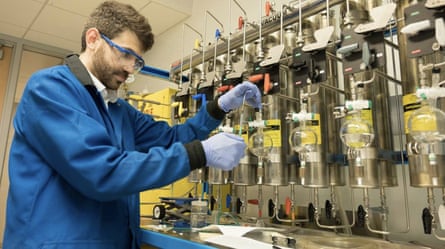 Chemist Mark Levin at work at the University of Chicago.