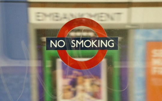 No smoking sign