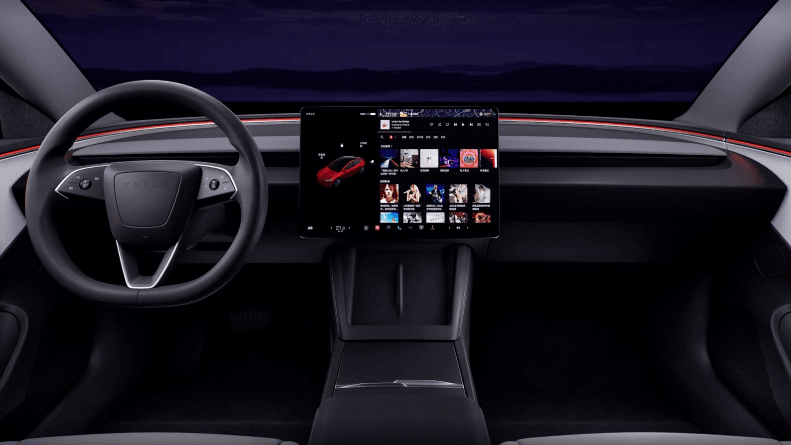 Tesla Model 3 Refresh Interior 1