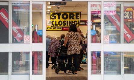 Shoppers visit Wilko in Brownhills for the last time