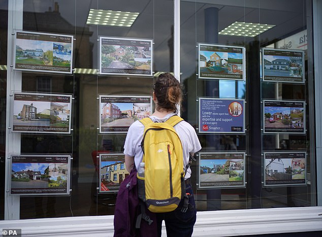 House prices fell at their fastest rate since 2009 last month as the 'downward spiral' continues (Stock Image)