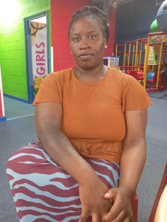 Ogo is now struggling to make ends meet after £18,000 was drained from her bank account (Picture: SWNS)