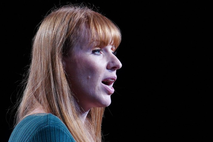 Deputy Labour Party leader Angela Rayner 