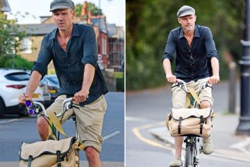 Pop icon spotted cycling in London 10 years after quitting huge band