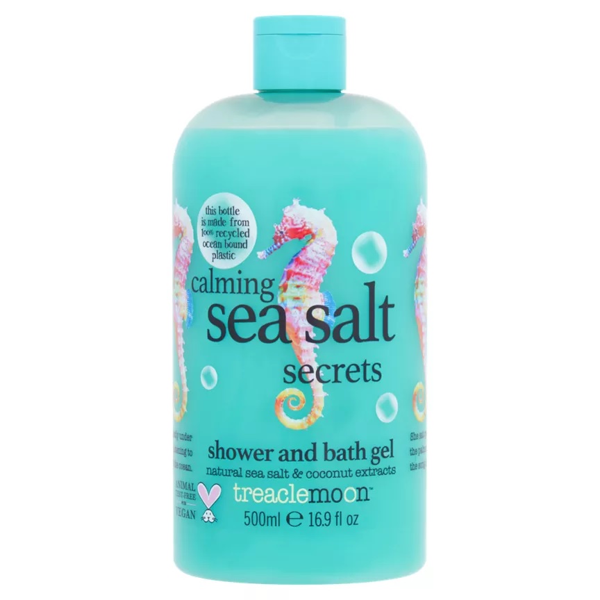 Calming sea salt secrets shower and bath gel, £1.95 at Asda