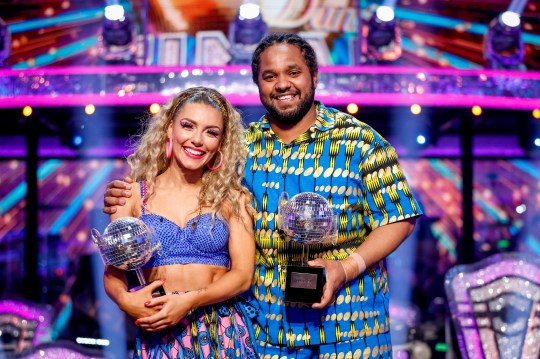 The pair are reigning Strictly champions