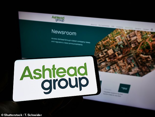 Ashtead revealed a strong quarter with revenue up 19 per cent to $2.7billion (£2.15billion)