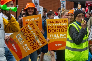 Third group of NHS docs 'to strike' as hospitals pay £3k per shift for cover