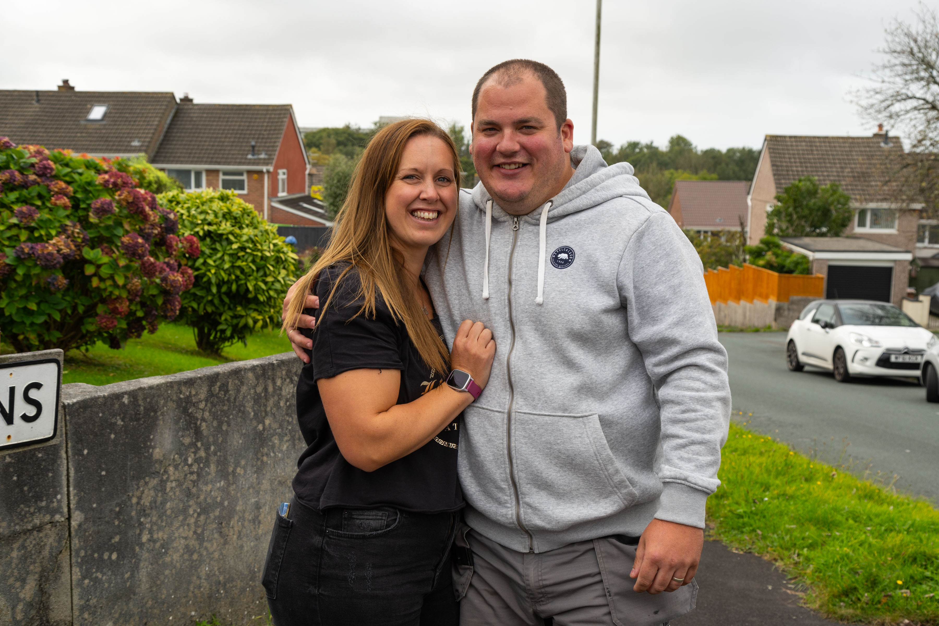 Kayleigh and Luke Silver have landed £100,000 in the People's Postcode lottery - even though they no longer live in the area