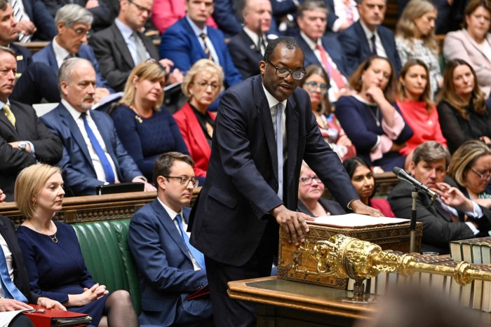 Kwasi Kwarteng unveils his mini-Budget in the House of Commons on September 23 last year