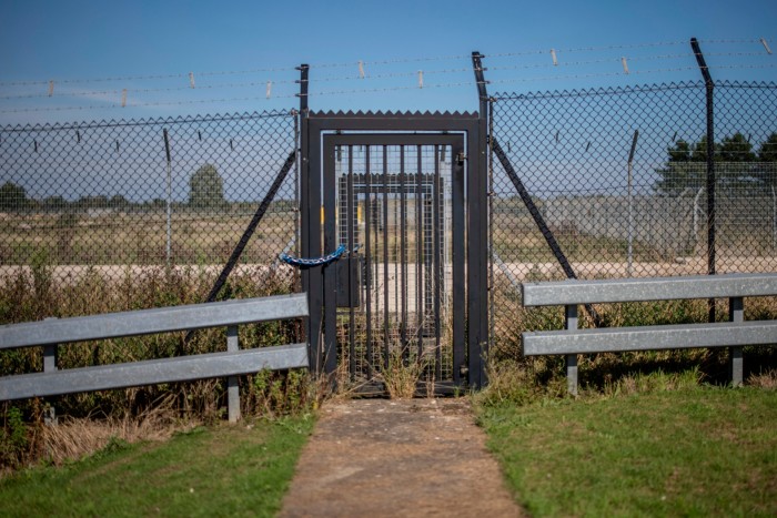 The gas terminal site in Theddlethorpe 